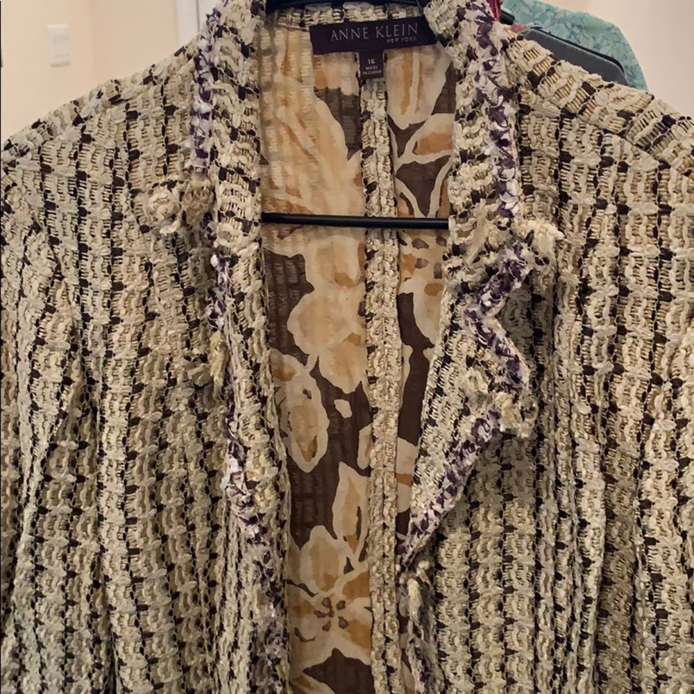 Anne Klein Woven Jacket